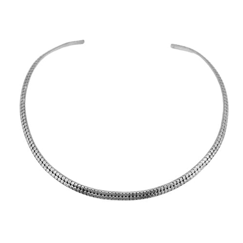 Basic Silver Dots Slider/ Chokers