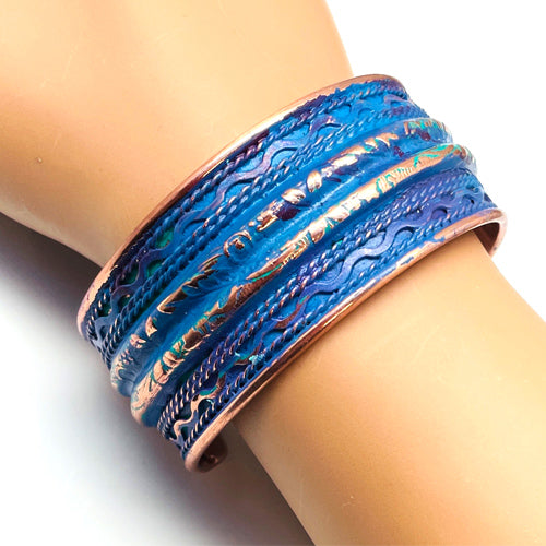 Denim Cuff Bracelet